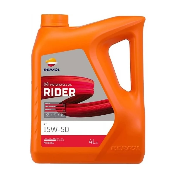 Repsol RPP2130RGB-oil Rider 4t 15w50 4l Premium mineral motorcycle