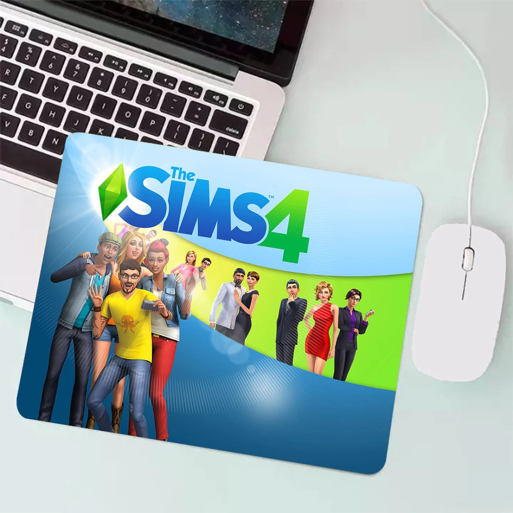 Sims 4-小さなゲーマーマウスパッド,デスクトップ,ラップトップ,アニメーション,ゲーム,デスクトップ用