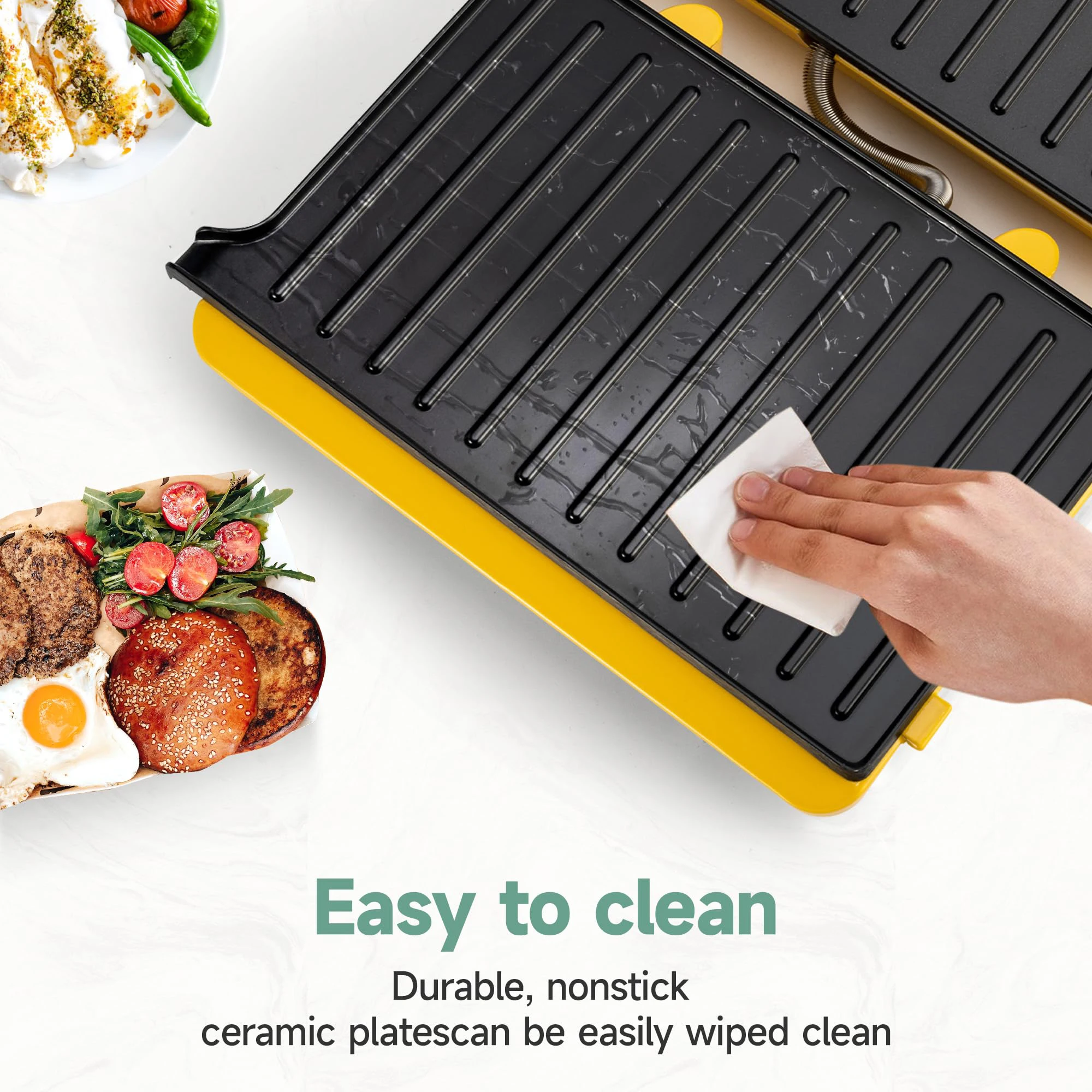 Compact Electric Panini Press and Grill 5