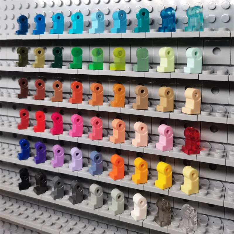 Pièces de blocs de construction pour bricolage MOC, partie du corps, jambe droite, 971, 10 pièces