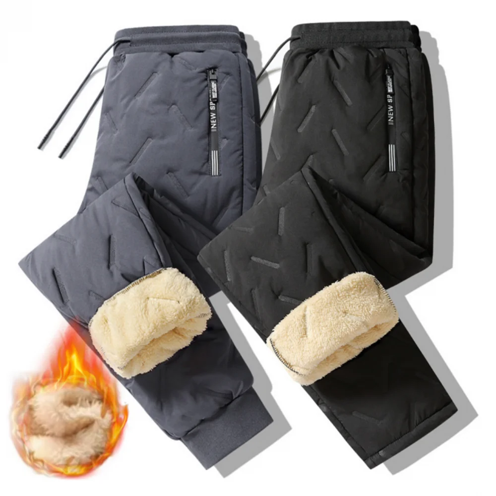 HOT Fleece Padded Pants Winter Winter Winter Products SH117 Men's Moot Pants Banding Joe Ger Pants Men's Winter Pants Work Pants Righer clothes