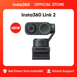 Insta360 Link 2 & 2C- PTZ 4K Webcam for PC/Mac, 1/2