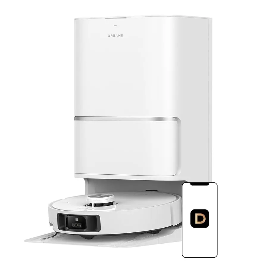 

100%BEST DISCOUNT SALES DREAME L40s Ultra AE Robot Vacuum Cleaner (White) and Filter