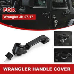 Aluminum Car Mechanical Styling Exterior Door Handle Tailgate Handle For Jeep Wrangler JK 2007- 2015 2016 2017 2018 Car Doors