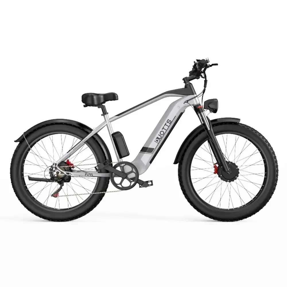 F26 sepeda listrik 750W * 2 Motor kuat 48V 20Ah baterai 26*4.0 lemak menarik 55 climaks Clibing 55 km/jam kecepatan maks sepeda MTB