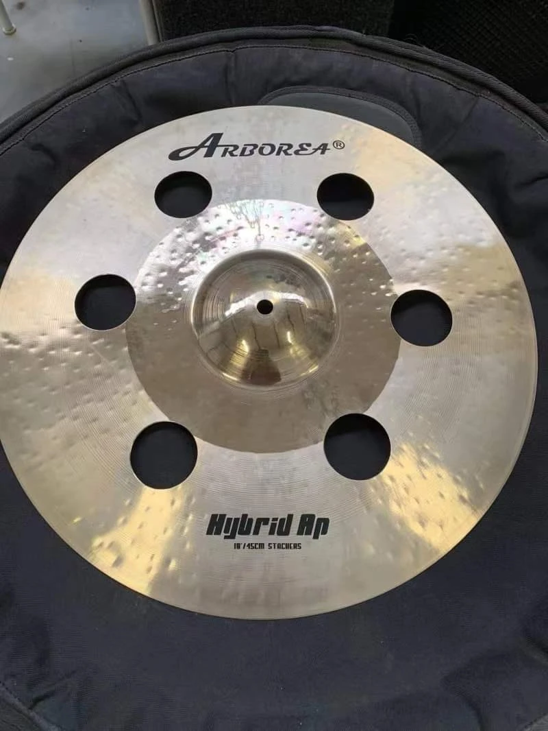 Arborea Professional Bronze Cymbal-Hybrid AP Series 8-19 inch Ozone Cymbal Effects Stack Cymbal Drum Kit Percussion Instrument