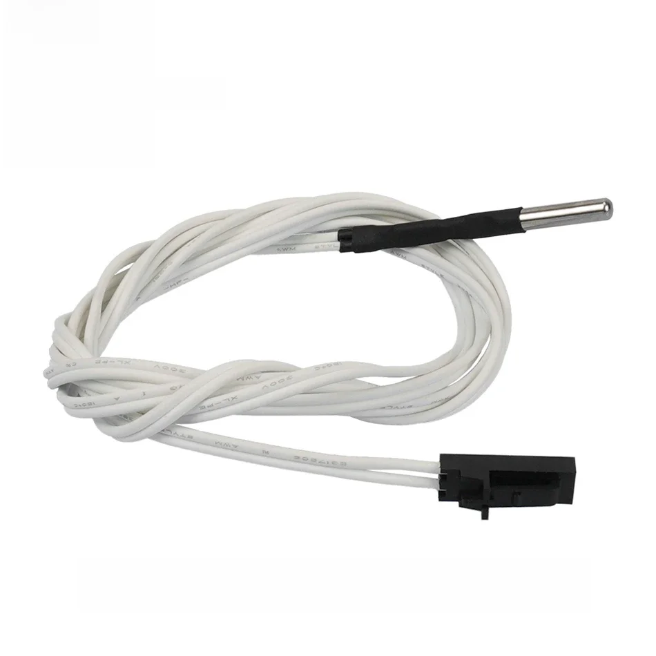 1/2PC termistor do Prusa i3 MK3S + 3D drukarka Hotend 3x12mm czujnik temperatury 1M 100cm przewód — zdjęcie 2
