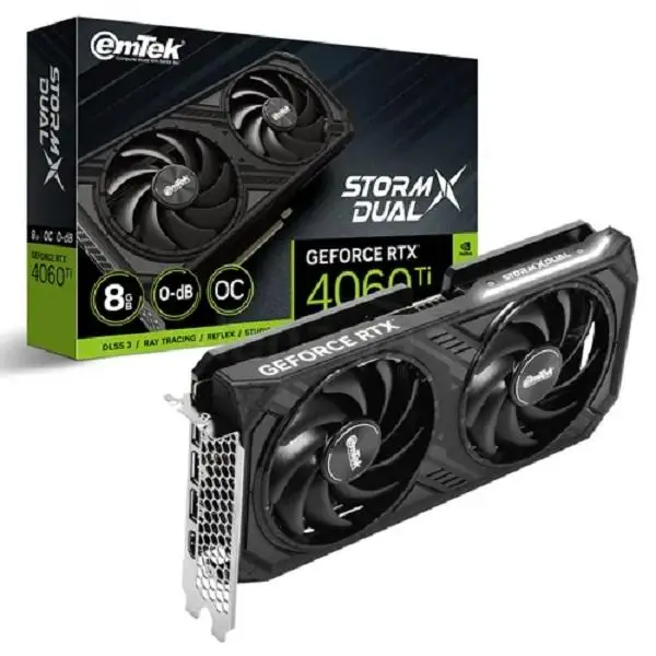 IMTECH GIFORS RTX 4060 Ti STORM X Dual OC D6 8GB (Original) Graphics Card Depart on the same day