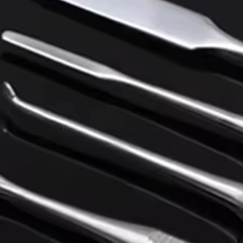 

1 шт., стоматологический шпатель из нержавеющей стали, двусторонний инструмент для наполнения восковой смолы для смешивания композитной скульптуры