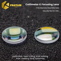 Praylee Laser Collimator Focusing Lens D28 D30 D37 F100 F125 F150 F200 2Pcs/Set for Raytools WSX Bodor Laser Head BM114 BT240S