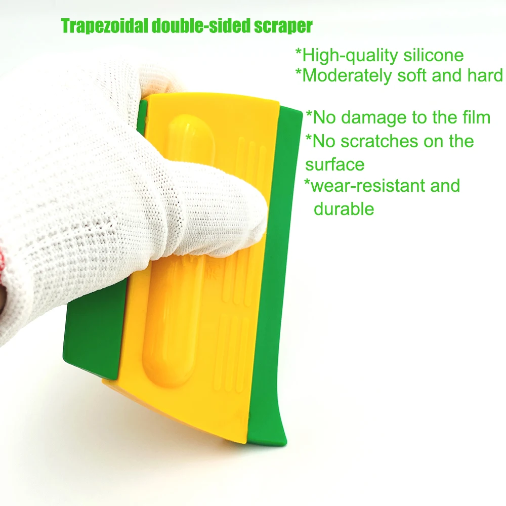 TOFAR Soft Rubber PPF Squeegee for Vinyl Wrap Car Paint Protection Film Install Scraper Window Tint Tool Auto Clean Accessories