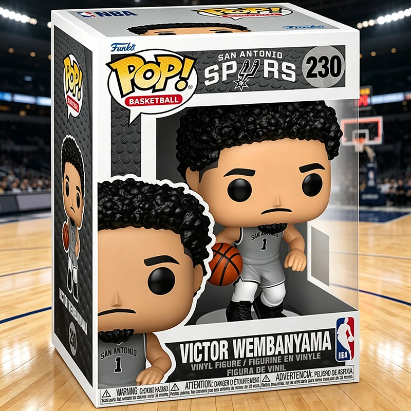 Funko Pop NBA Series Figure: Victor Wembanyama, San Antonio Spurs (Limited Edition), Collectible Vinyl Figurine, 1PC. - view 4