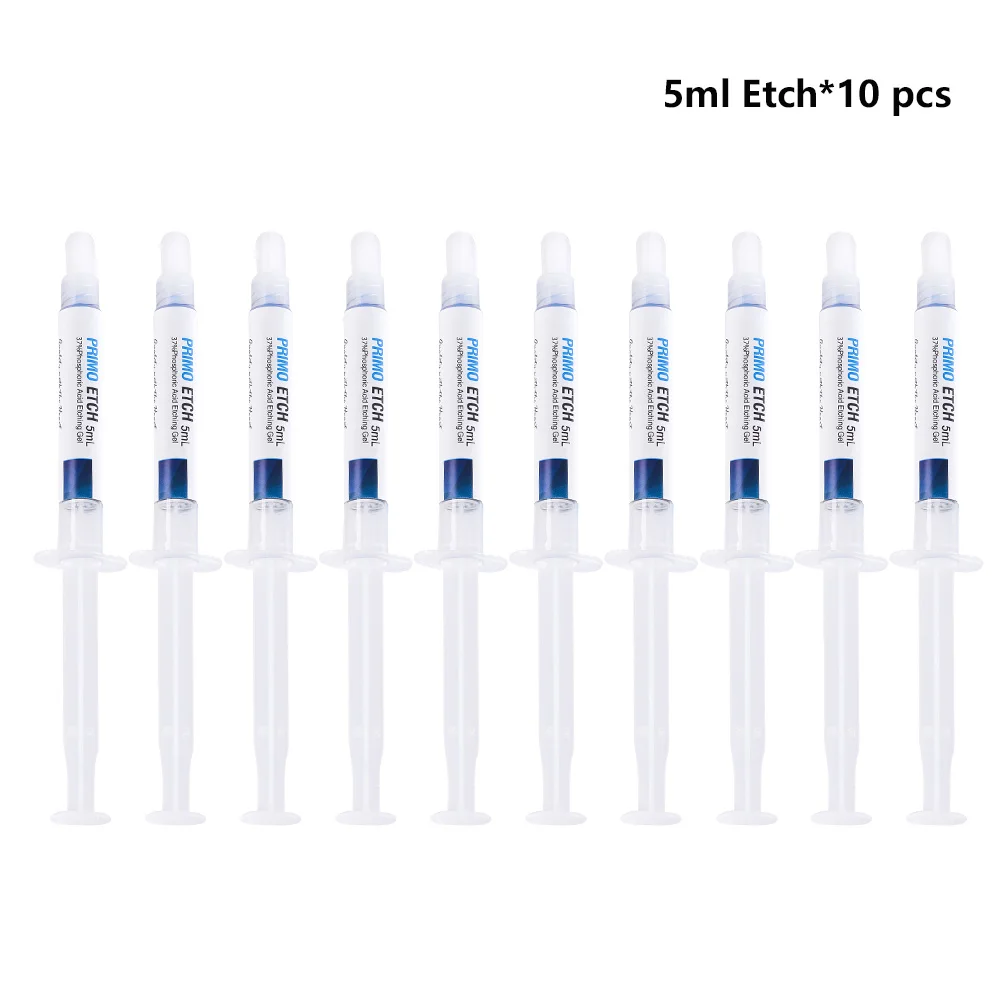 

5ML/Syringe Bulk Dental Acid Etching Gel Etchant Agent 37% Phosphoric For Dental Orthodontic Adhesive Light Cure Bond Teeth Glue