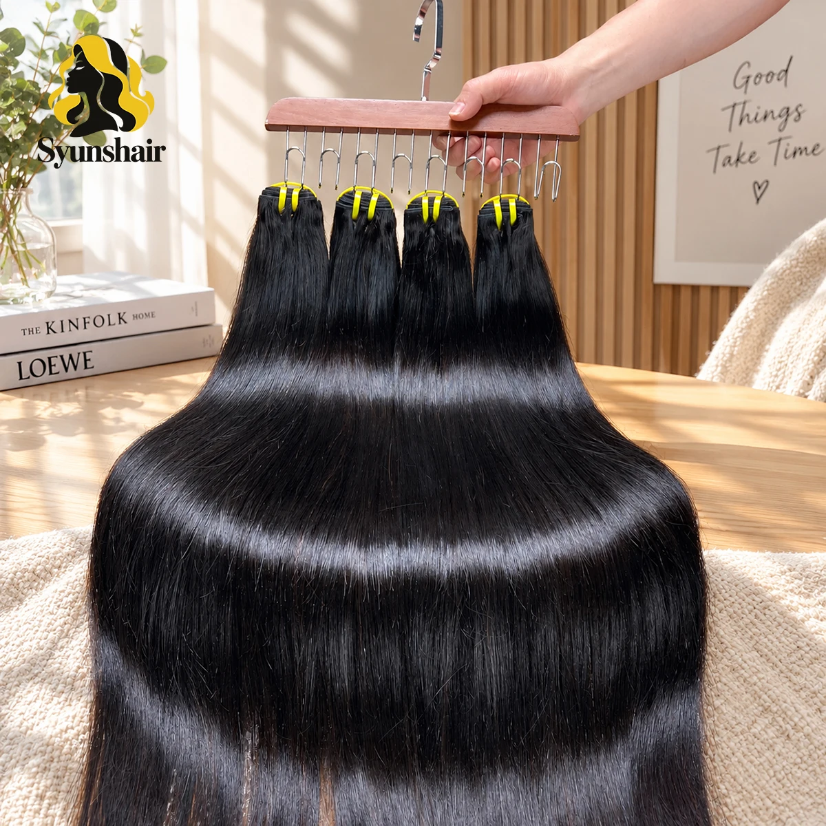 16A Grade Vietnamese Virgin Bone Straight Human Hair Bundles 10-36 Inch 100% Unprocessed 1/3/4 Bundles Natural Black Extensions