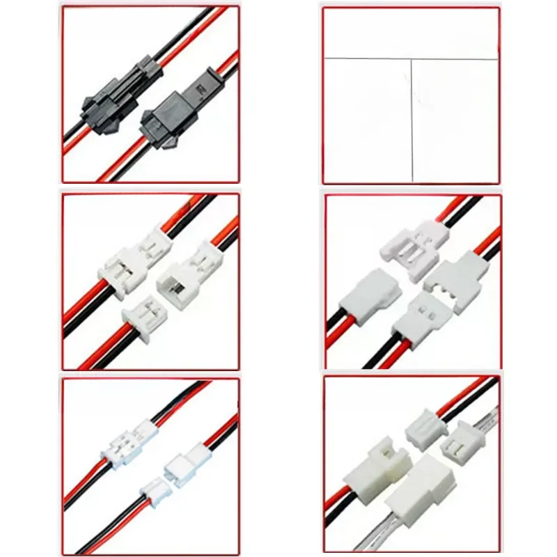 Connecteur de fil JST 1.25 mâle femelle PH2.0/MX2.0/SM2.54/XH2.54 pas 1.25/2.0/2.54mm 2P 3P 4P 5P 6P câble Terminal Jack prise JST