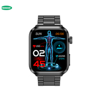 Smart Watch F220 Laser Health Physiotherapy Function Blood Lipid Monitor Uric Acid Measurement Bluetooth Call Fitness Tracker