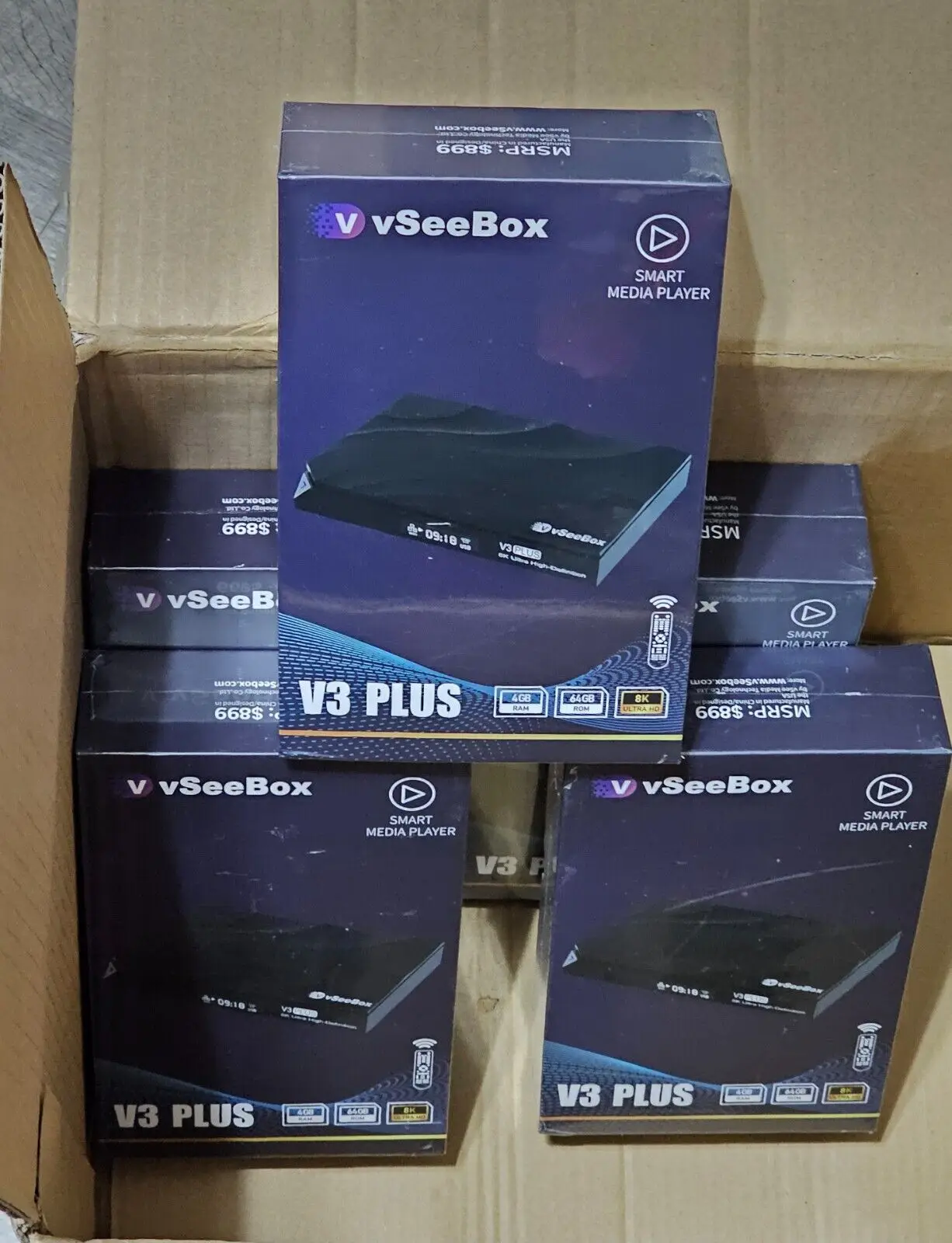 HOT SALES VSeeBox V3 Plus Latest Model, BUY 5 GET 1 FREE