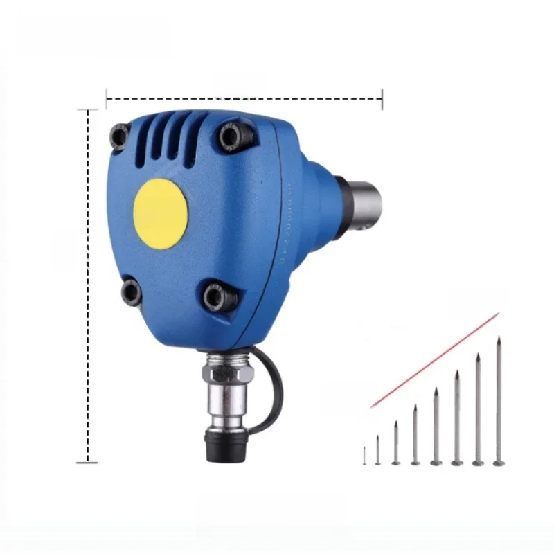 REILYN-Cloueur à Paume à Air MSN90, Marteau Pneumatique observateur, Pistolet à Clouer, Outil Industriel Professionnel Ergonomique pour le Travail du Calcul