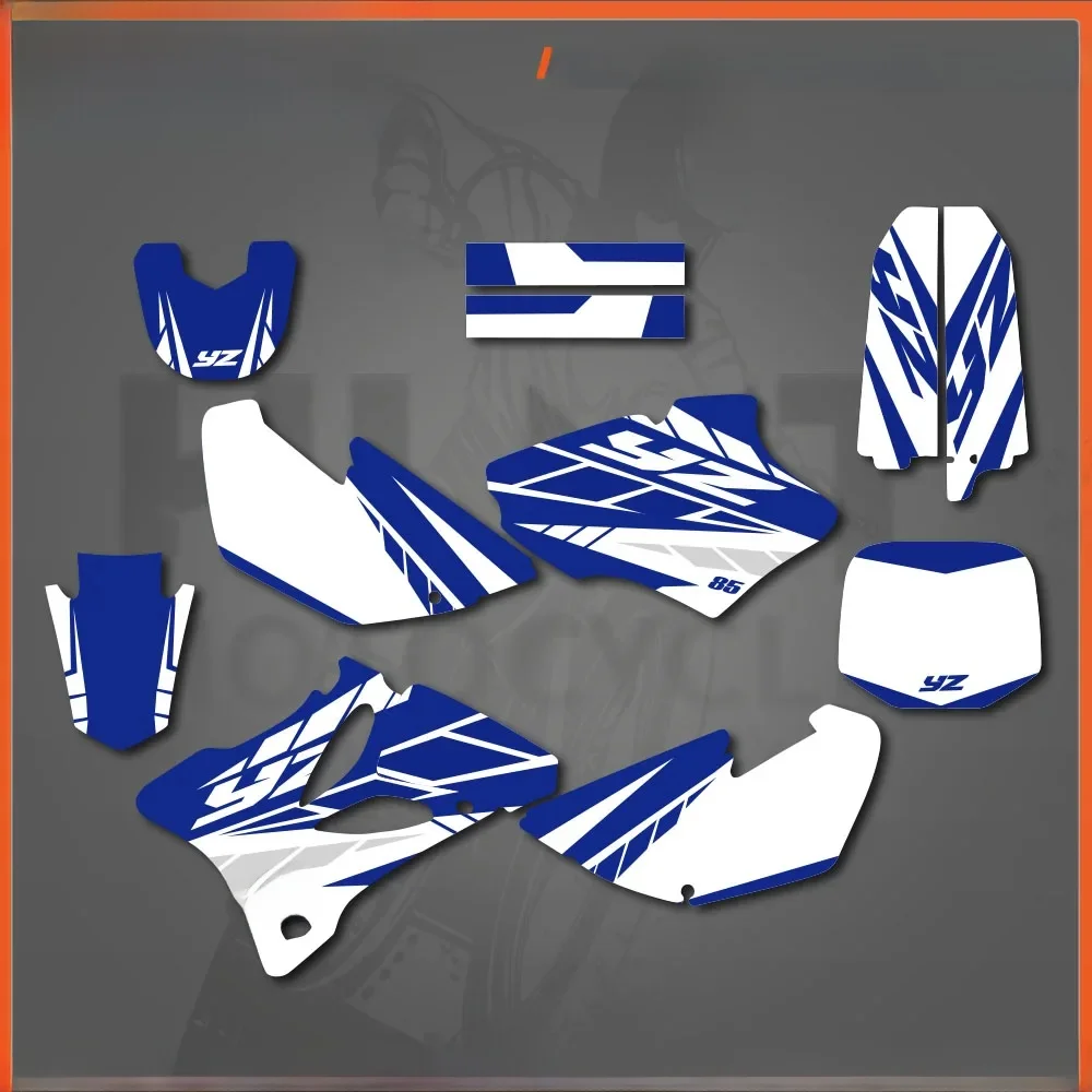 HLMT Motocross naklejki graficzne naklejki Deco dla Yamaha YZ85 YZ 85 2002-2014 2013 2012 2011 2010 2009 2008 2007 2006-2004 — 2