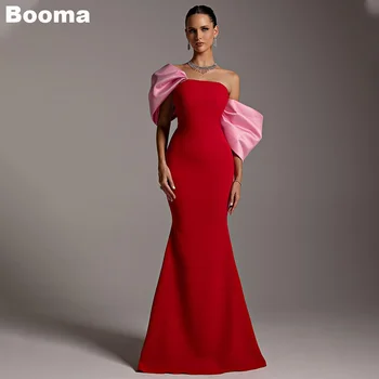 Booma elegante sereia vestidos de noite fora do ombro vestidos de festa formais para mulheres até o chão vestido de baile árabe saudita personalizado