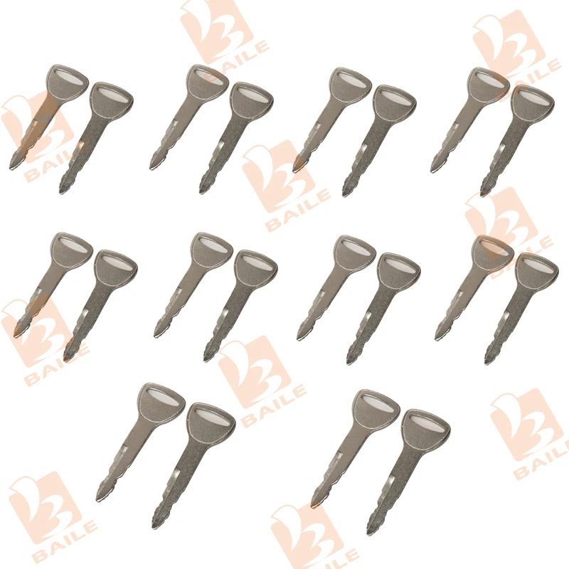 20PCS Toynew A62597 Lgnition Keys 57591-23330-71 For Toyota Forklift Fork-Lift Heavy Equipment Starter Switch