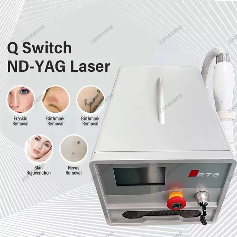 OEM Nd Yag Qswitch Picolaser Lutron Q Switched Nd Yag Laser Picocare Remoção de tatuagem a laser Pico Segundo preço da máquina Pico a laser