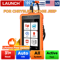 LAUNCH Creader Elite OBD2 Scanner Fit for Chrysler Dodge Jeep,Full Systems Code Reader with All Free Resets,FCA Autoauth