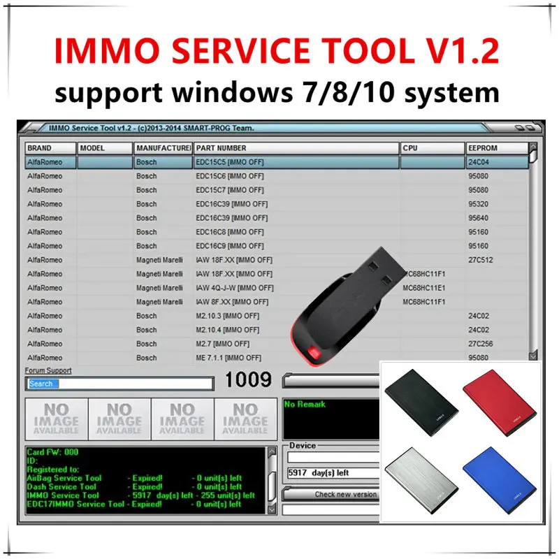 

Newest selling Edc 17 IMMO SERVICE TOOL V1.2 PIN Code and Immo off Works without Registration with install video free install