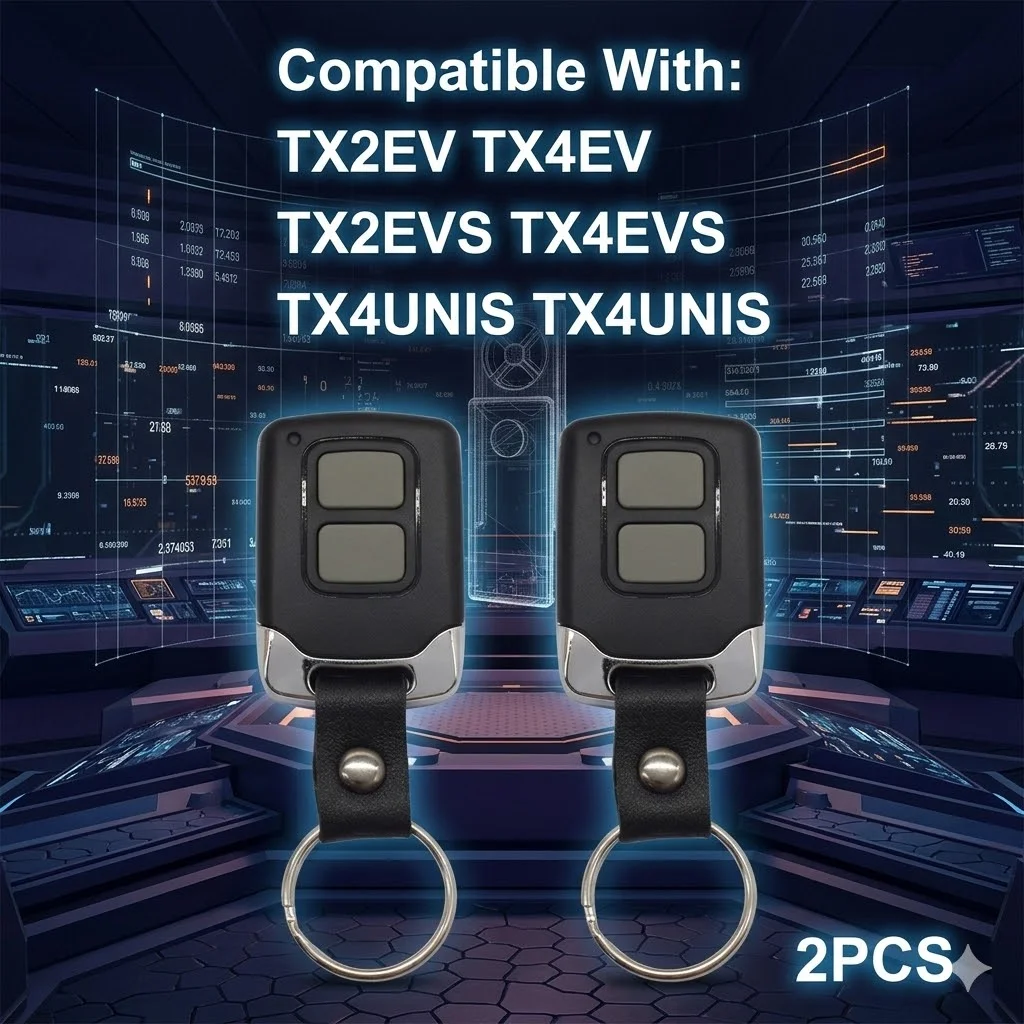 

2PCS Remote Control Handheld Transmitter for PURPLE RED ORANGE Yellow Green Garage Gate Opener Type 371LM 893MAX 890MAX
