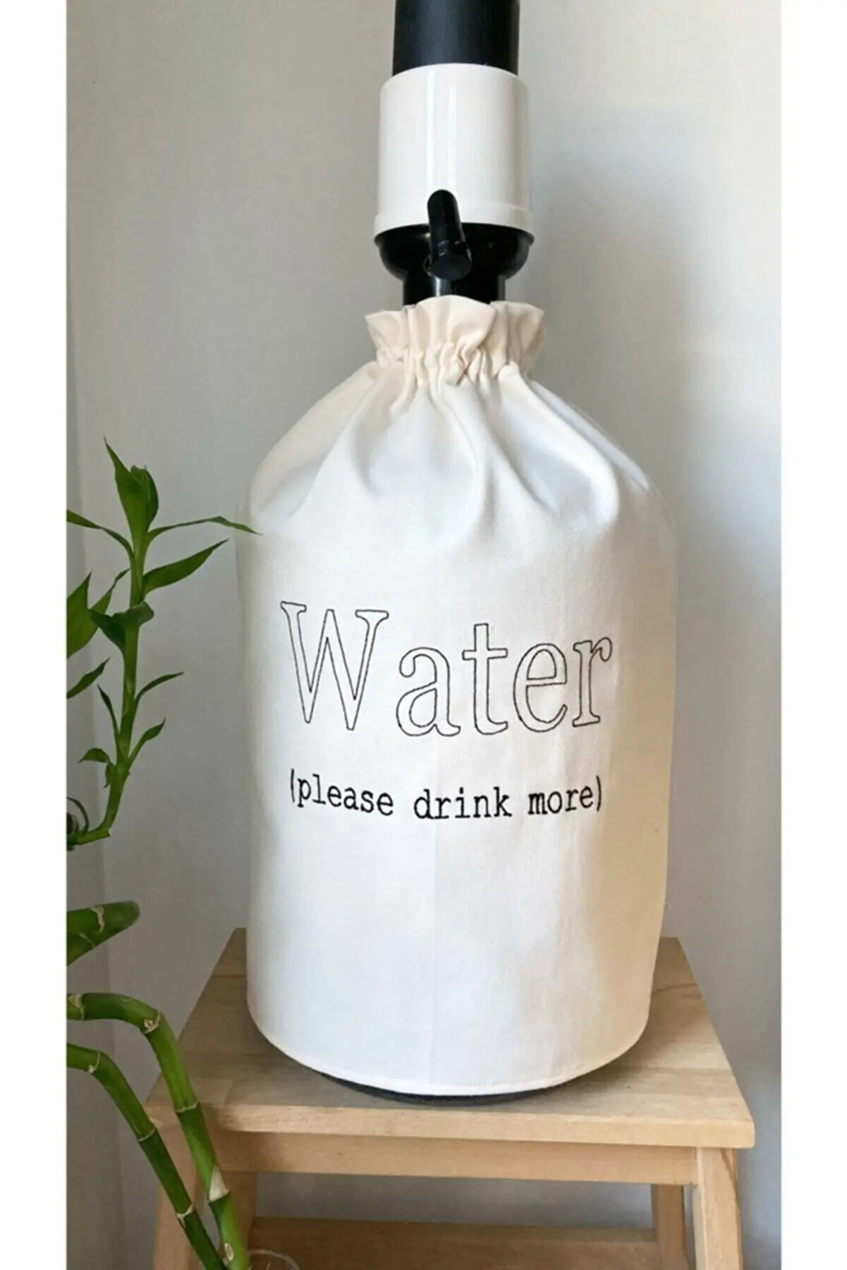 Water Embroidered Pleated Carboy Case Cream Colour High Qualty Washable Cheaper Than Water Luxury Free Shipping For Kitchen