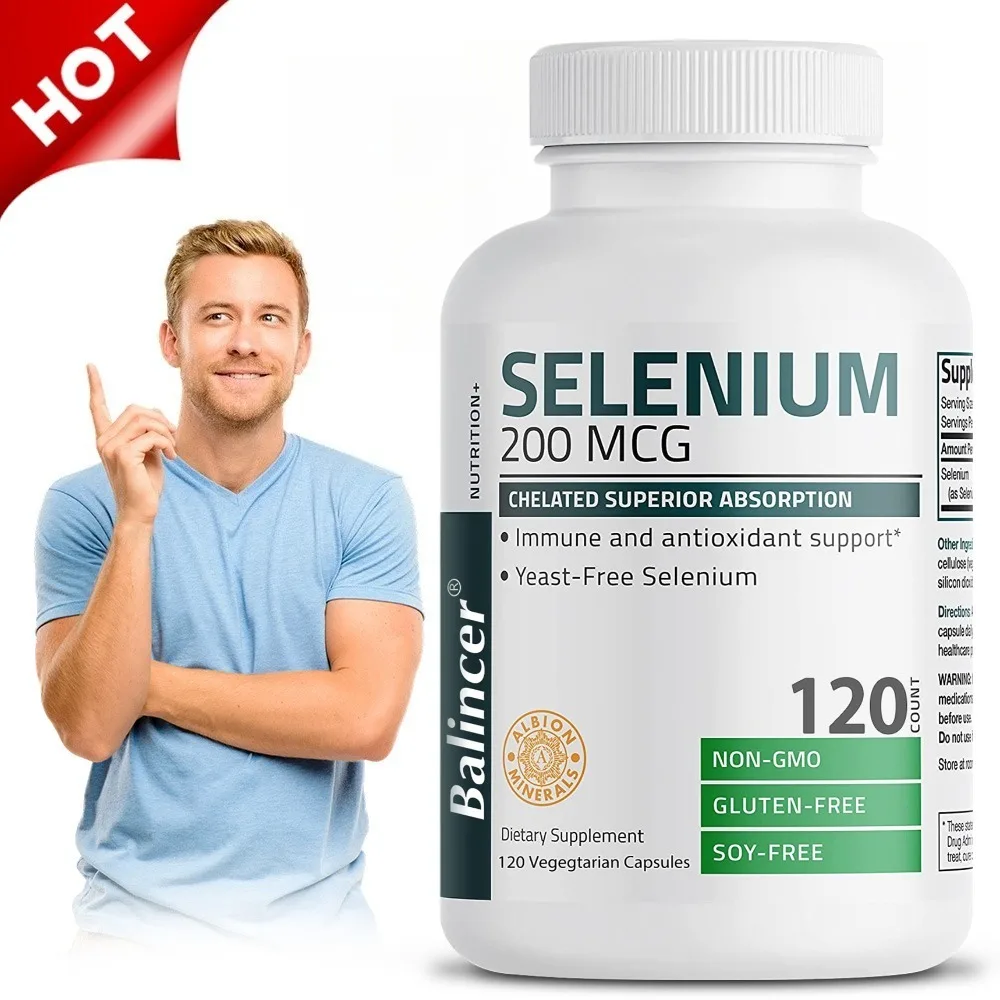 Selenium - Natural Antioxidant Supplement That Helps Strengthen The Immune System and Maintain Heart Health