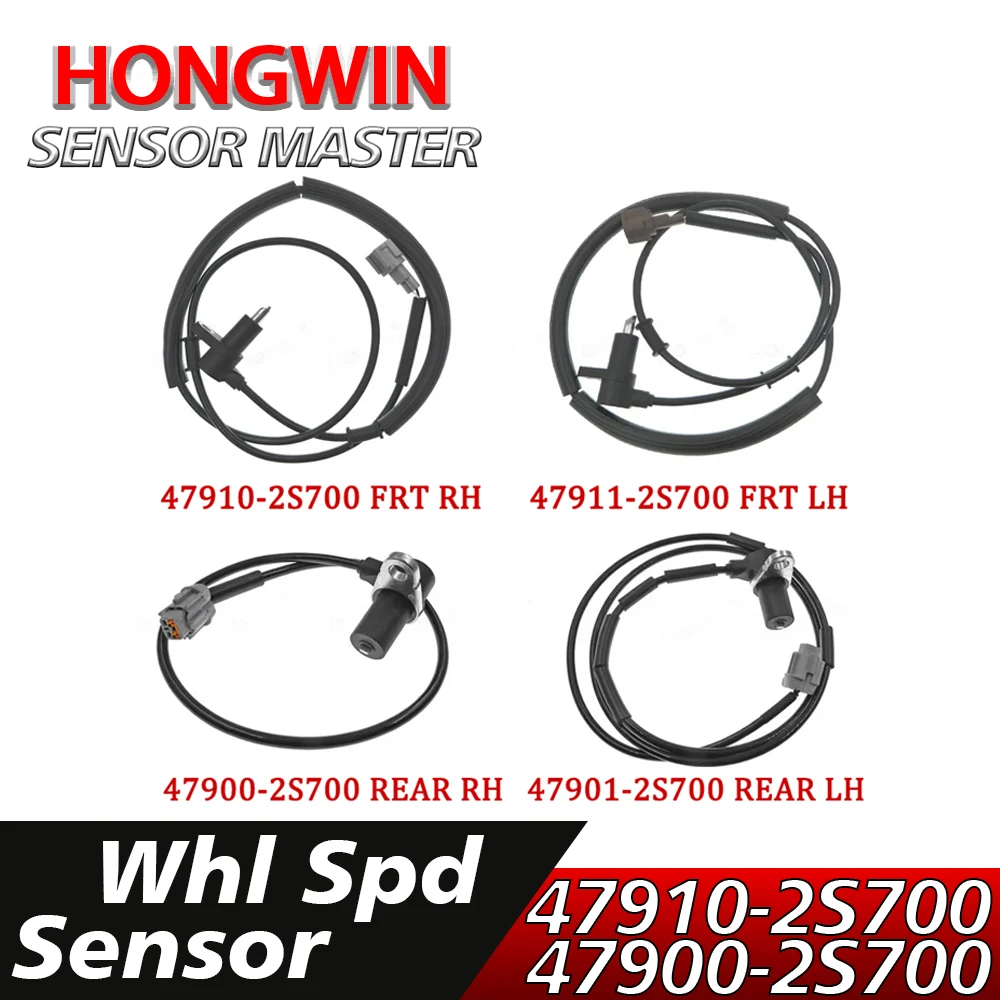 ABS Wheel Speed Sensor Front Rear Right Left 47910-2S700 47911-2S700 47900-2S700 47901-2S700 For Nissan Navara Pickup 2.5 98-07