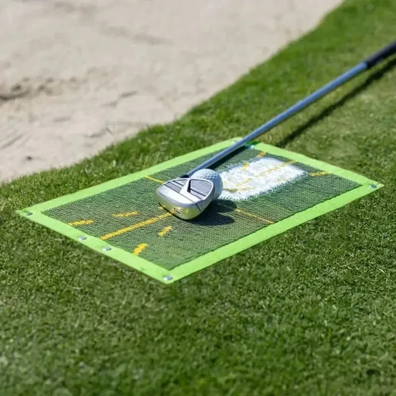 Trening golfowy dla początkujących Akcesoria do wykrywania huśtawki Piłka do odbijania Kierunkowe podkładki do ścieżek Podkładki do ćwiczeń Narzędzie Pomocy szkoleniowych Mata — zdjęcie 2