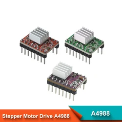 3D Printer Parts A4988 With Heat Sink StepStick Stepper Motor Driver Carrier Reprap 4-layer PCB Replace 1.4 MKS GEN Board