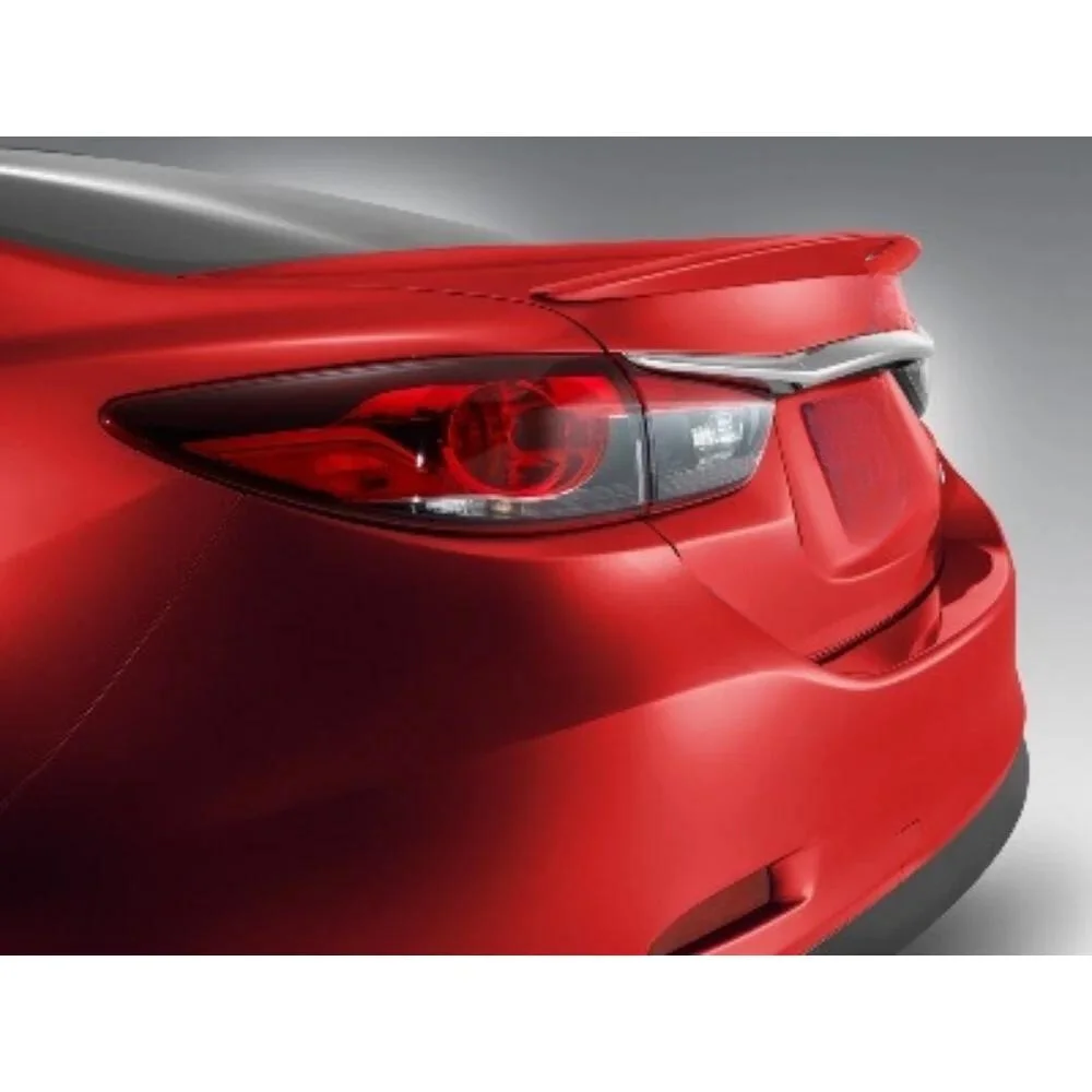 For Mazda 6 2015 Glass Under Spoiler Fiber Material Rear Roof Spoiler Wing Trunk Lip Car Styling Fully Compatible Tuning