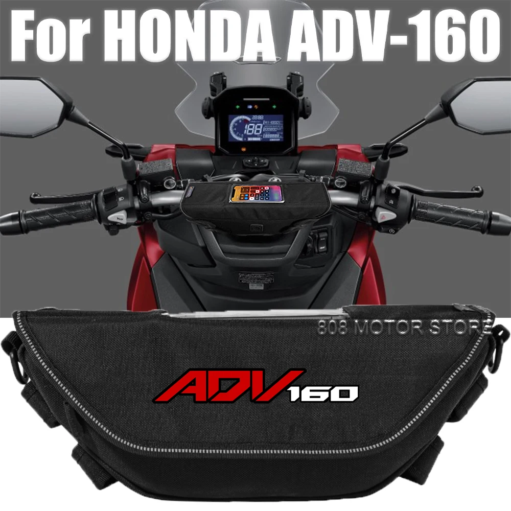 

For Honda ADV160 adv160 adv 160 Motorcycle accessories tools bag Waterproof And Dustproof Convenient travel handlebar bag