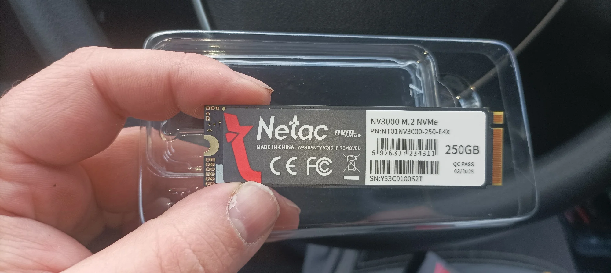 Netac NVMe SSD M2 1TB 2TB 500GB 250GB 3500MB/s SSD PCIe3.0 M.2 2280 SInternal Solid State Drives Disk NV3000 for Laptop Desktop photo review