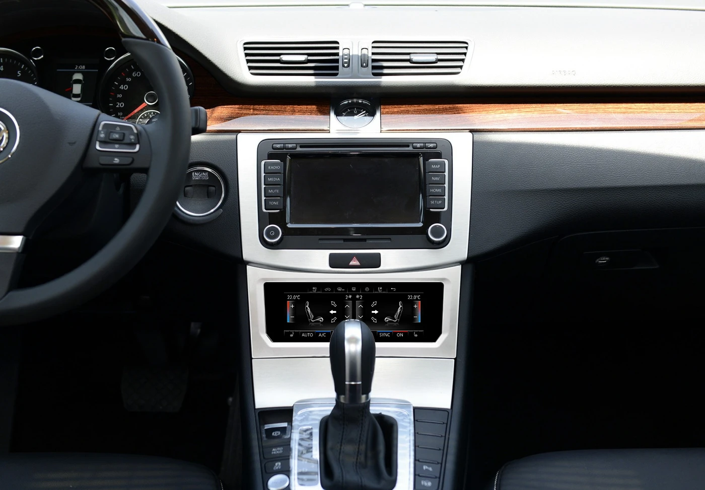 

LCD Touch Screen Air Conditioning Panel Automatic Manual Climate Control Borad For VW PQ Passta B7 CC B6 Golf6 GTI