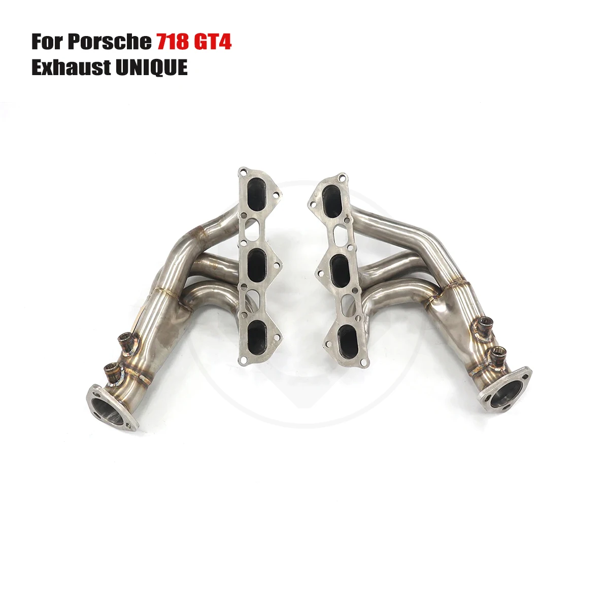 

UNIQUE manifold downpipe For 2020+ Porsche 718 GT4 RS 4.0T Equal Length SS304 exhaust manifold With insulator