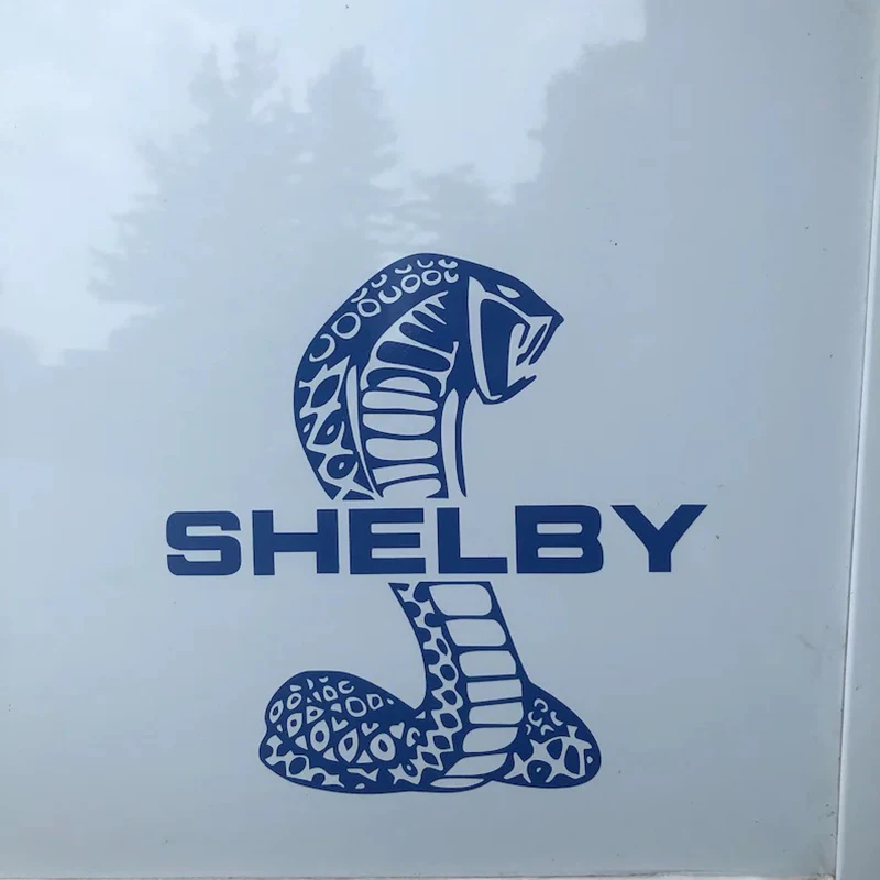 Shelby Cobra Vinyl Decals For Ford Mustang GT500 GT350,Die Cut Vinyl Stickers Waterproof Tunning Accessories Diy Decoration