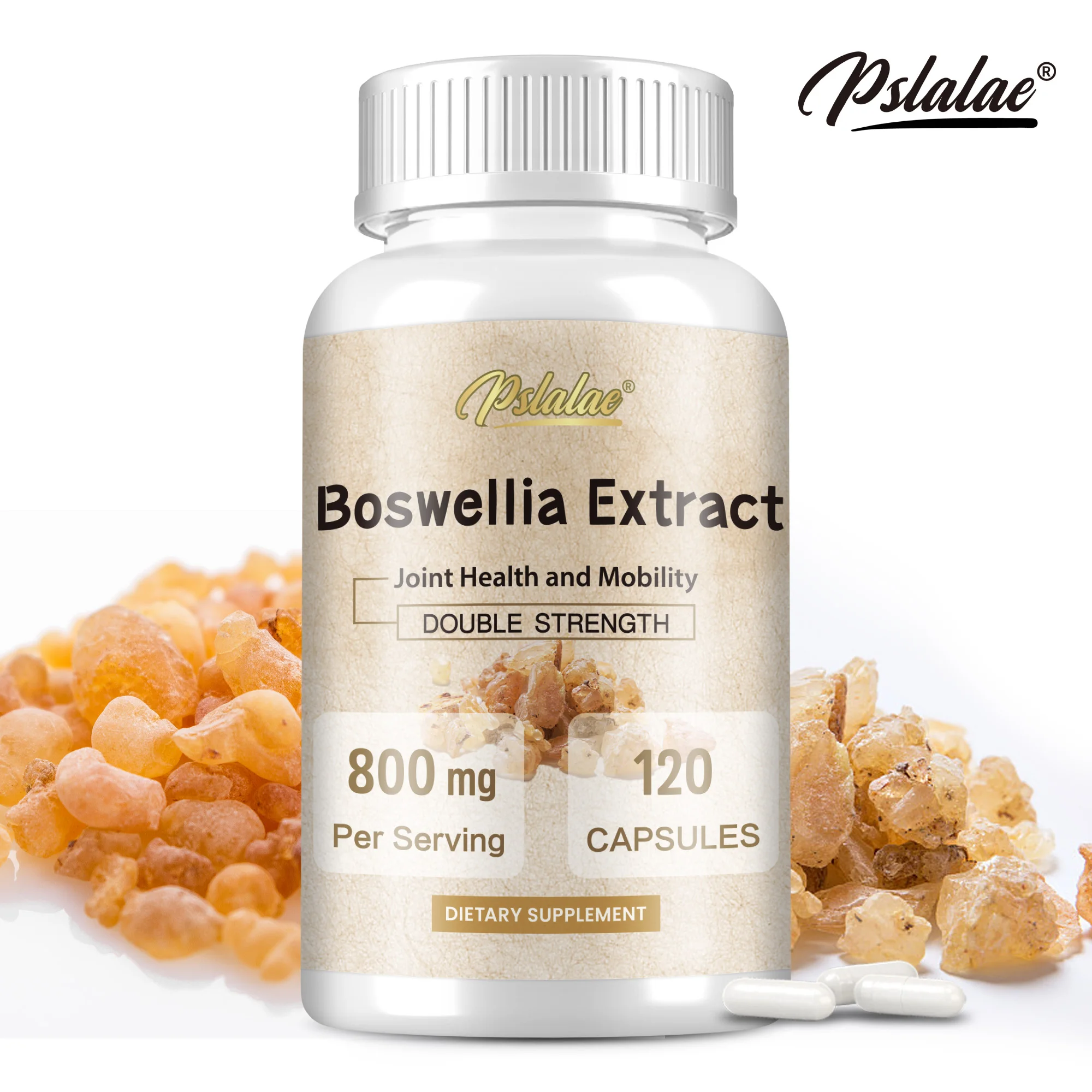 Boswellia Capsules - Good for Joints, Bone Health, Supports Joint Mobility and Flexibility - 120 Capsules