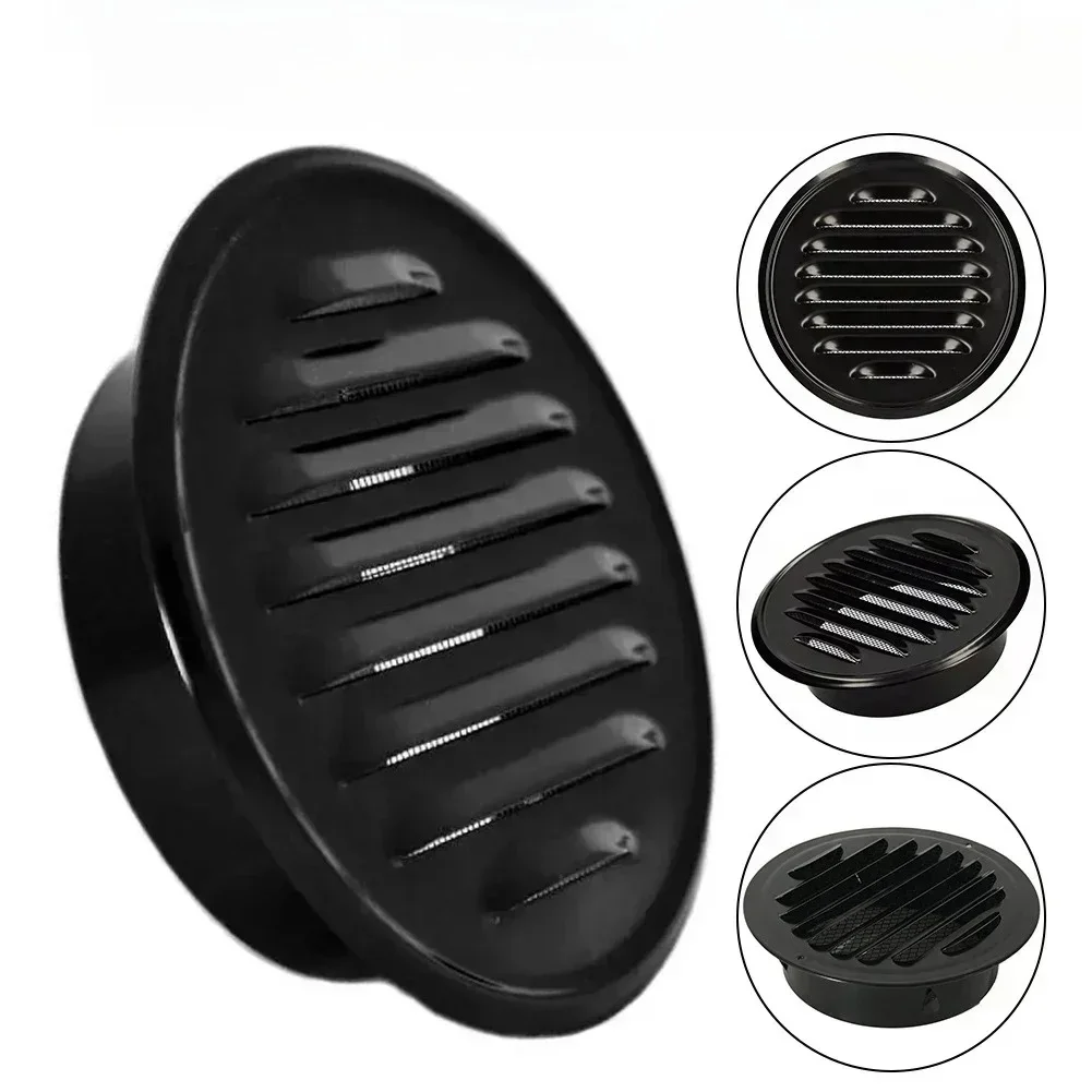 Roestvrij staal 70-200 mm Buitenmuur luchtuitlaat ventilatierooster ronde kanaaldop ventilatieafdekking gat plug ventilatiesysteem - afbeelding 2