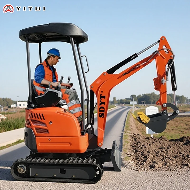 L'escavatore piccolo diretto in fabbrica per piccoli escavatori multifunzionali personalizzati da 2 tonnellate può utilizzare una varietà di accessori