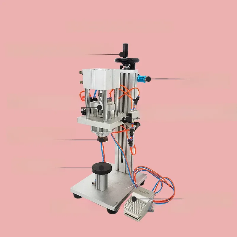Multifunktionale Kommerziellen Parfüm Getränke Capping Maschine Kleine Flasche Crimpen und