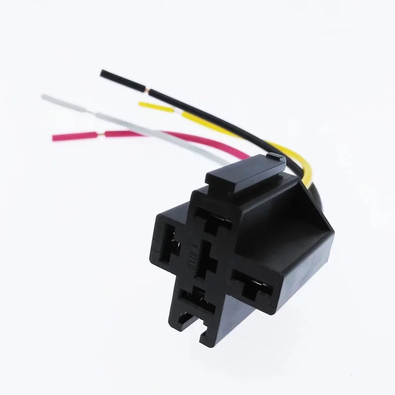 Wstępnie okablowany 5-pinowy uchwyt gniazda montażowego przekaźnika 12 V 40 A Długość linii 12 cm — zdjęcie 2