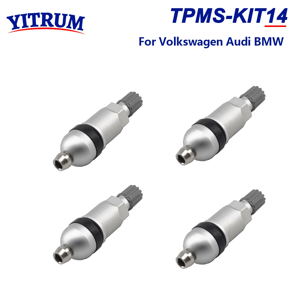 TPMS Tire Pressure Sensor Aluminum Valve Stem Replacement Repair Kit For Volkswagen Audi BMW 5Q0907275B 7PP907275F 36106798872