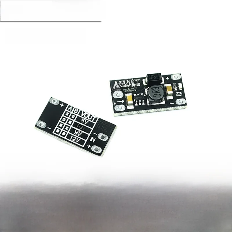 Mini Module Boost multifonction, carte élévatrice 3.7V à 5V/8V/9V/12V 1,5a, indicateur LED, Module de tension électronique à monter soi-même