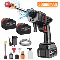 200W 50Bar Cordless High Pressure Spray Gun Car Washer Washing Gun High Power Cleaning Machine Power Tool for Makita 18V Battery