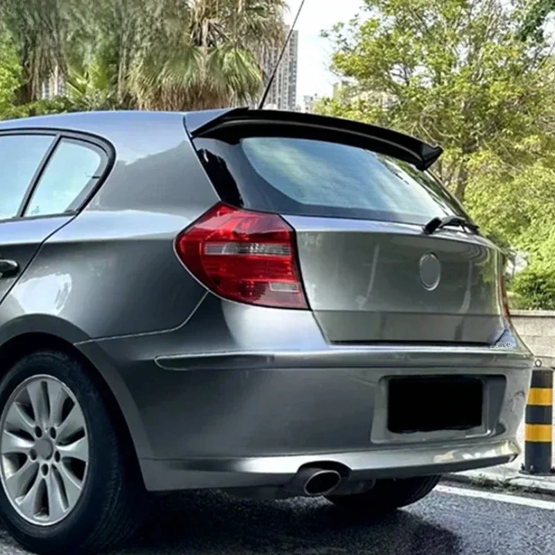 Becquet de lèvre de coffre arrière noir brillant ABS, pour BMW série 1 E87 Hatchback 116i 116d 118i 118d 120i 120d 123d 130i 2004-2011