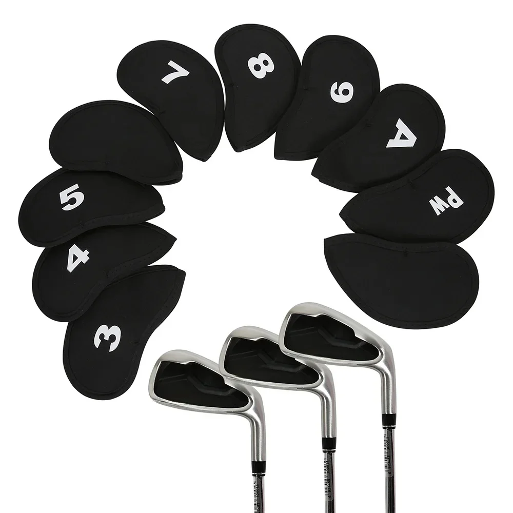 Couverture de fer de Golf de haute qualité, couvre-tête en fer, protecteur de tête en fer pour Club de Golf, accessoires d'équipement d'entraînement de Golf de Sport